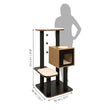 Catit Vesper V-High Base In Black Cat Condo - Kohepets