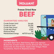 Holuah Beef Freeze-Dried Raw Dog Food 400g