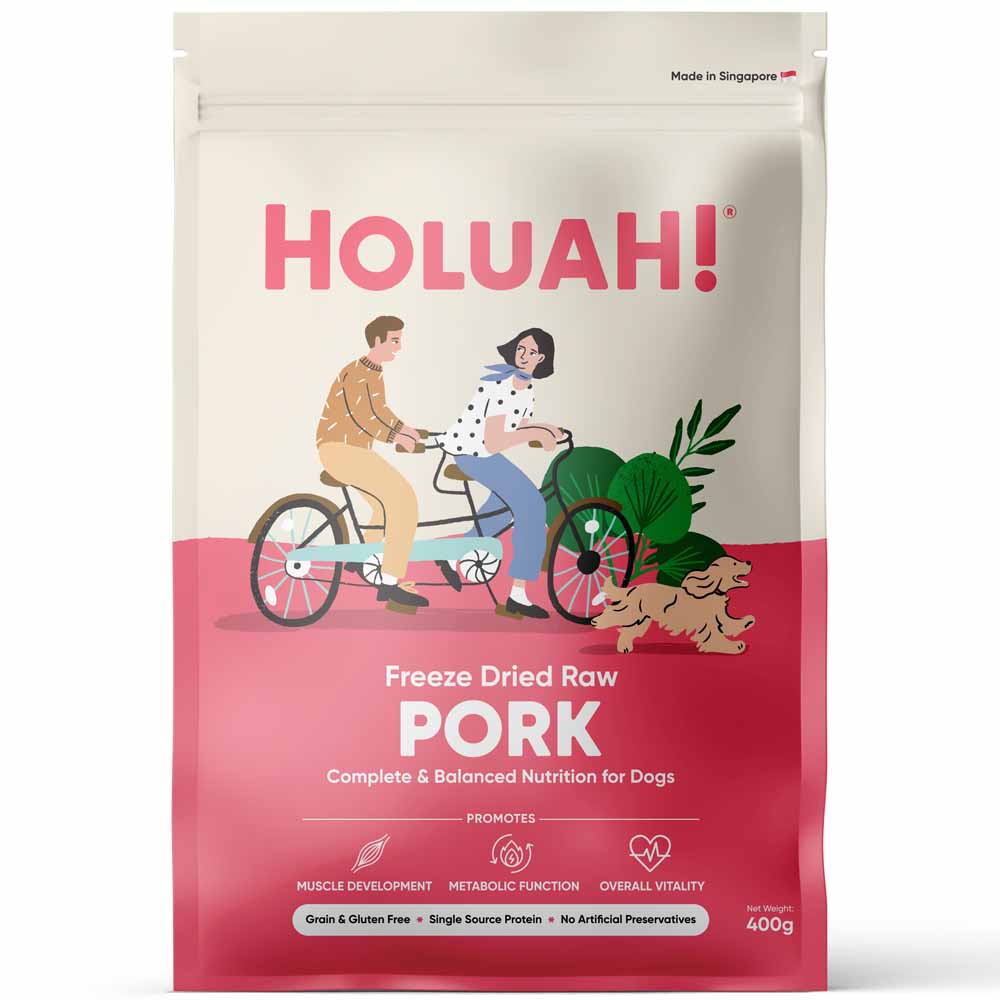 Holuah Pork Freeze-Dried Raw Dog Food 400g
