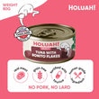 25% OFF: Holuah Tuna with Bonito Flakes In Gravy Canned Cat Food 80g
