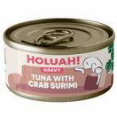 25% OFF: Holuah Tuna with Crab Surimi In Gravy Canned Cat Food 80g