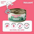 25% OFF: Holuah Tuna with Pumpkin In Gravy Canned Cat Food 80g
