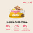 25% OFF: Holuah Tuna with Quail Egg In Gravy Canned Cat Food 80g