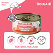 25% OFF: Holuah Tuna with Salmon In Gravy Canned Cat Food 80g