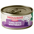 25% OFF: Holuah Tuna with Whitebait In Gravy Canned Cat Food 80g