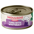 25% OFF: Holuah Tuna with Whitebait In Gravy Canned Cat Food 80g