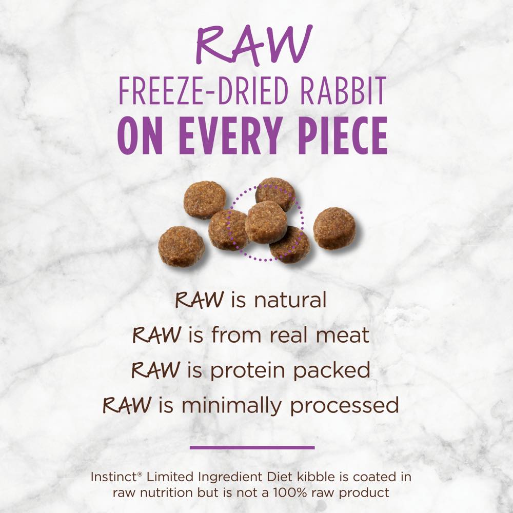 Instinct Limited Ingredient Diet Rabbit Grain-Free Adult Dry Cat Food 4 ...