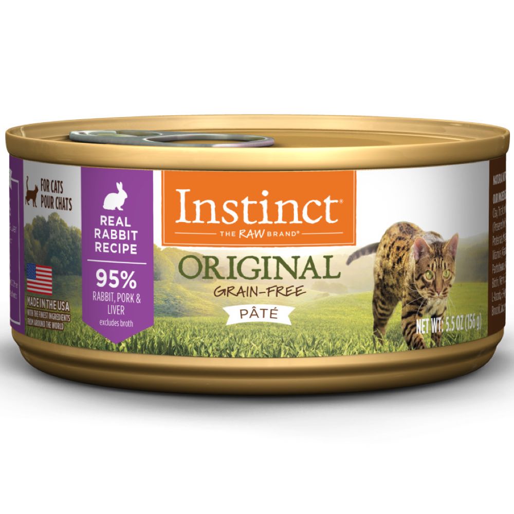 Instinct Original Rabbit Pate GrainFree Canned Cat Food Kohepets