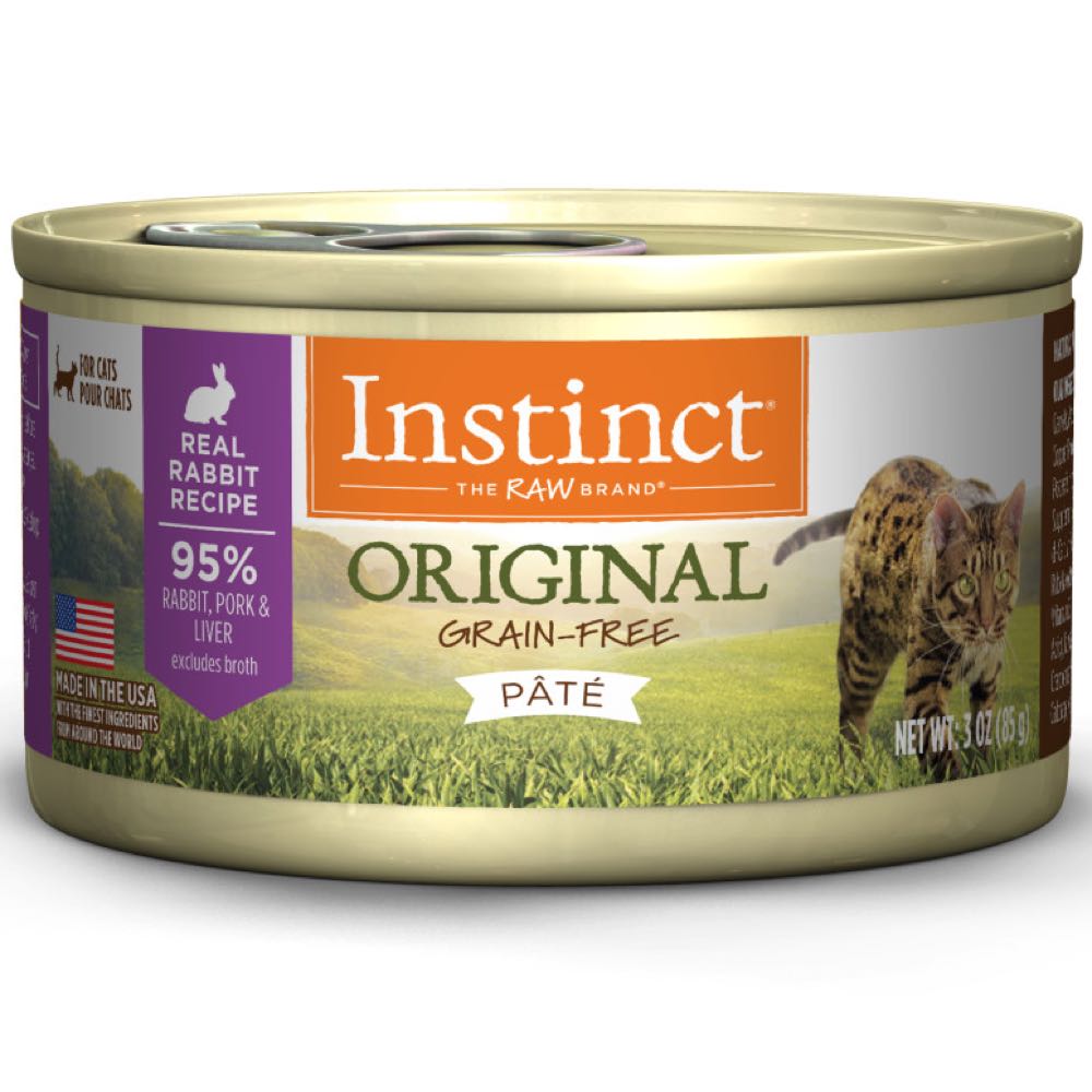 Instinct Original Rabbit Pate Grain-Free Canned Cat Food | Kohepets