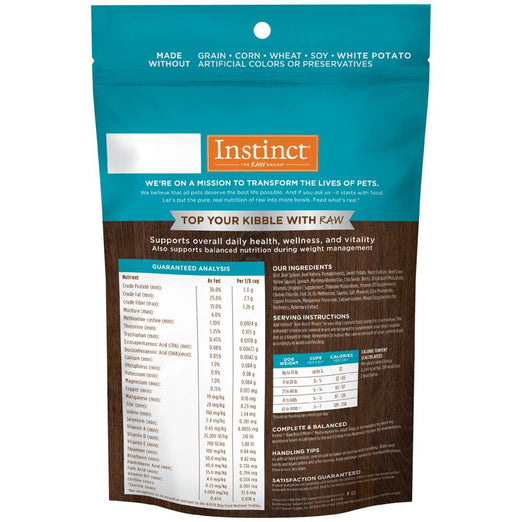 Instinct Raw Boost Mixers Multivitamin Beef GrainFree Adult Freeze