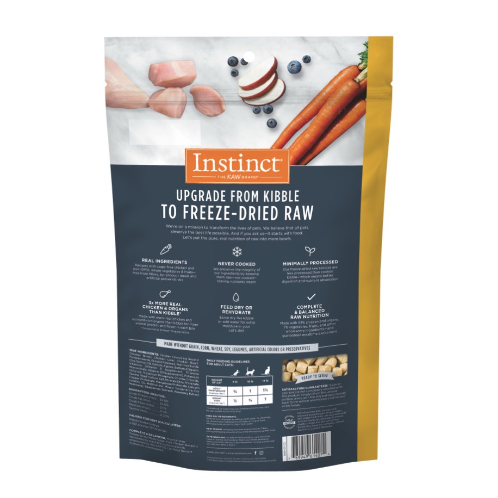 Instinct Raw Meal Chicken Grain-Free Freeze-Dried Raw Cat Food 269g