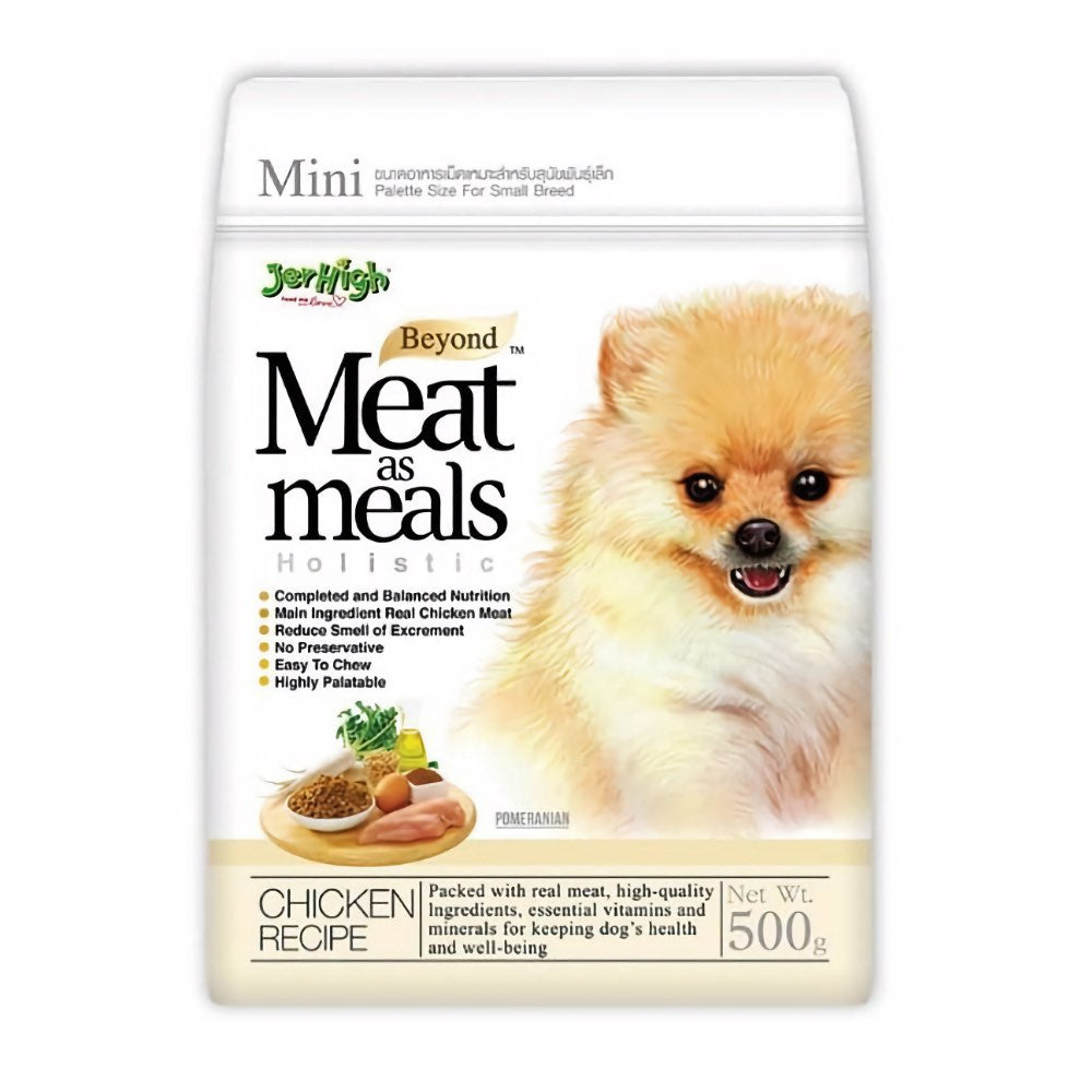 '75% OFF (Exp 28Jun26)': JerHigh Meat as Meals Holistic Chicken Recipe Dry Dog Food 500g