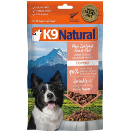 K9 Natural Lamb & King Salmon Grain-Free Freeze-Dried Raw Dog Food Topper 100g