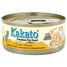 Kakato Complete Diet Chicken Breast Adult & Senior Cats Canned Cat Food 70g