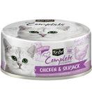 Kit Cat Complete Cuisine Pure Chicken & Skipjack Grain-Free Canned Cat Food 70g