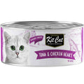 Kit Cat Deboned Tuna & Chicken Heart Toppers Grain-Free Canned Cat Food 80g