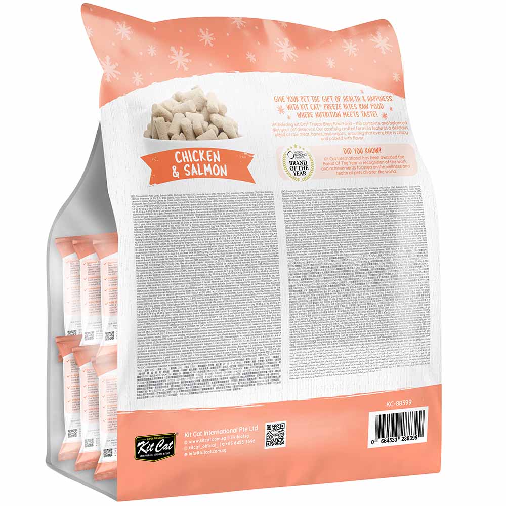 Kit Cat Freeze Bites Raw Cat Food 225g