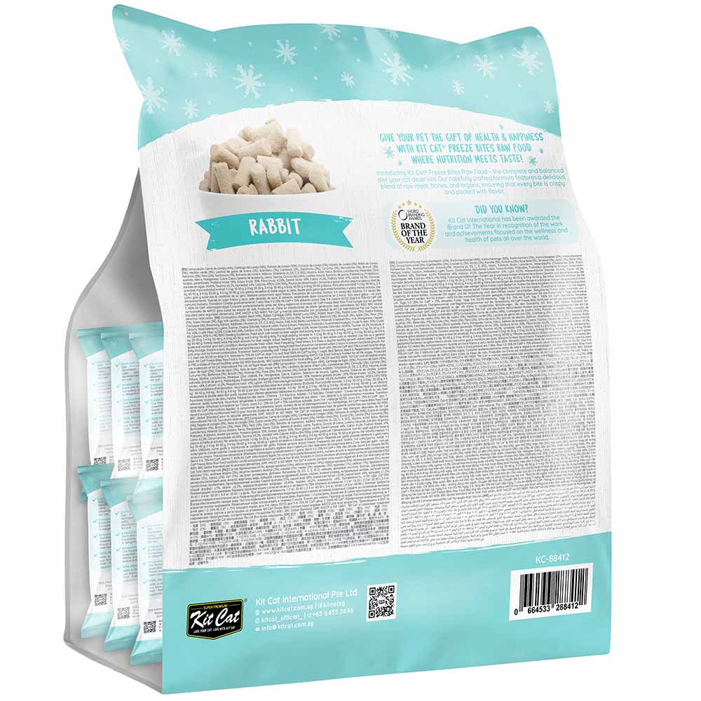 Kit Cat Freeze Bites Raw Cat Food 225g