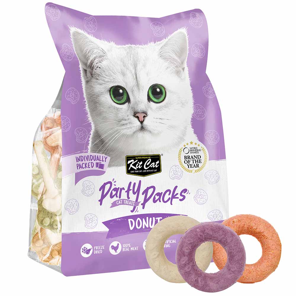 Kit Cat Party Packs Freeze Dried Cat Treats 30g