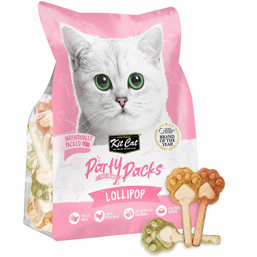 Kit Cat Party Packs Freeze Dried Cat Treats 30g