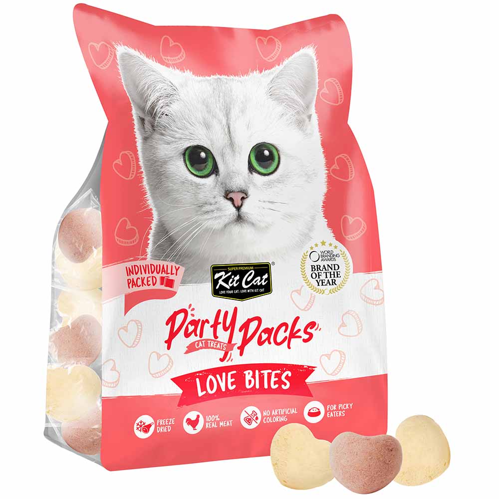 Kit Cat Party Packs Freeze Dried Cat Treats 30g