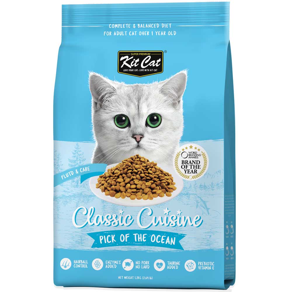 FREE TREAT w 5kg: Kit Cat Pick Of The Ocean Dry Cat Food