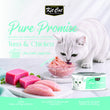Kit Cat Pure Promise Tuna & Chicken Natural Slow-Cooked Canned Cat Food 80g - Box of 12