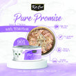Kit Cat Pure Promise Tuna & Chicken With Whitebait Natural Slow-Cooked Canned Cat Food 80g - Box of 12