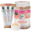 Kit Cat Purr Puree Egg Yolk Mix Assorted Grain-Free Liquid Cat Treats 60 Sticks