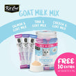 Kit Cat Purr Puree Goat Milk Mix Assorted Grain-Free Liquid Cat Treats 60 Sticks