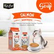 Kit Cat Savoury Soup Salmon Wet Pouch Cat Food (50g x 6)