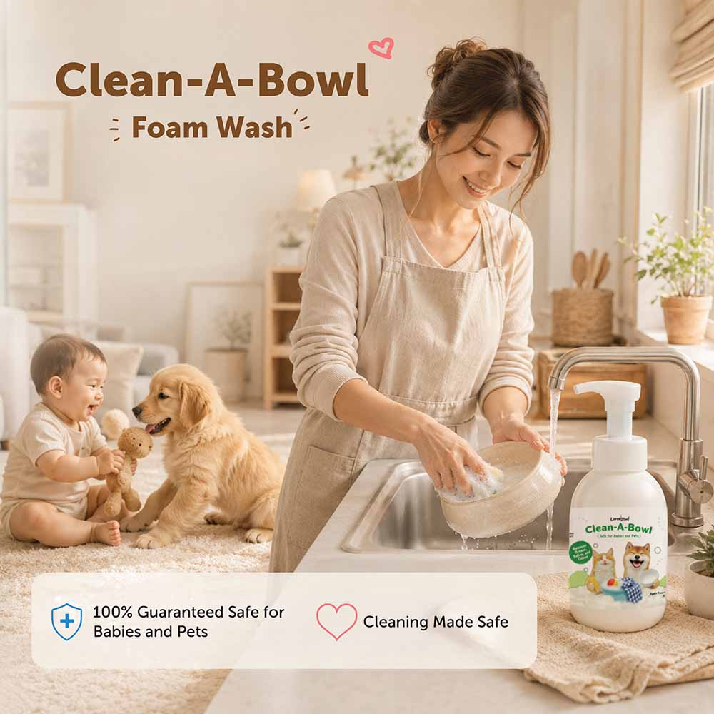 Loveabowl Clean-A-Bowl Multi-Purpose Unscented Foam Wash 500ml