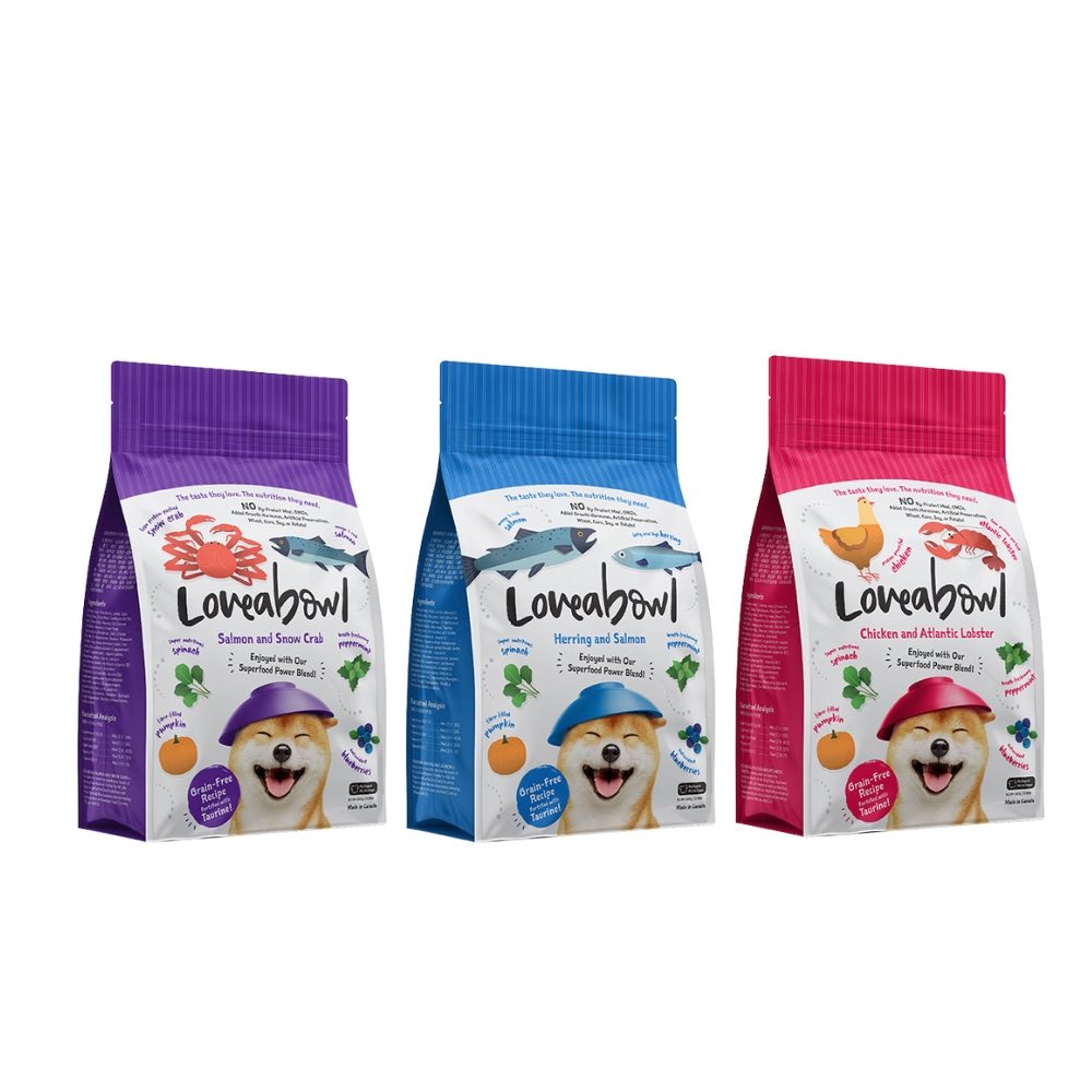 30% OFF: Loveabowl Grain Free Dry Dog Food 250g