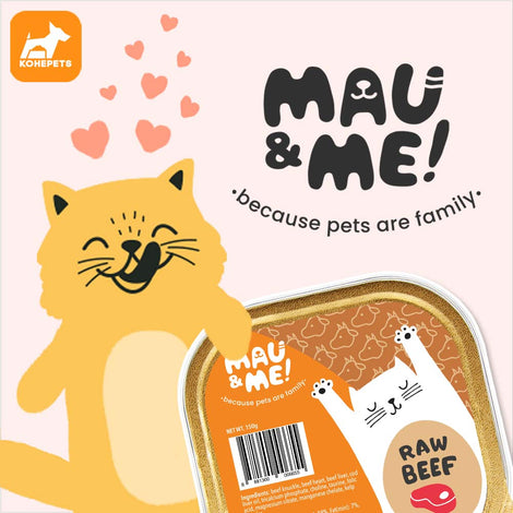 Mau&Me Frozen Cat Food — Fresh, High-Quality Recipes