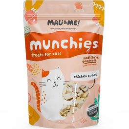 KOHE-VERSARY 10% OFF: Mau&Me Munchies Chicken Cubes Freeze-Dried Grain-Free Cat Treats 40g
