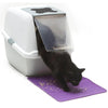 Messy Cats Silicone Litter Mat With Soft Graduated Spikes (Purple)