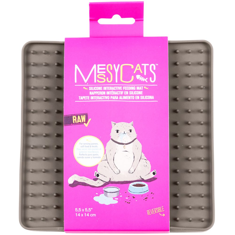 Messy Cats Silicone Reversible Interactive Cat Feeding & Licking Mat