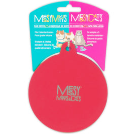 Messy Mutts & Cats Silicone Universal Cat & Dog Food Can Cover (Watermelon)