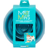 Messy Mutts & Cats Interactive Slow Feeder Bowl For Cats & Dogs (Blue)