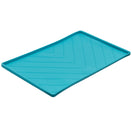 Messy Mutts Silicone Non-Slip Dog Bowl Mat (Blue)