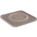 Messy Mutts Silicone Therapeutic Dog Licking Bowl Mat (Grey)