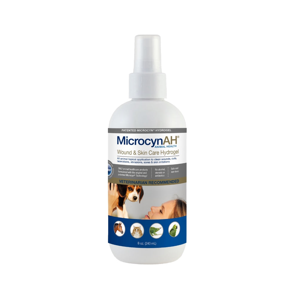 10% OFF: MicrocynAH Wound and Skin Care Spray With Hydrogel For Dogs & Cats