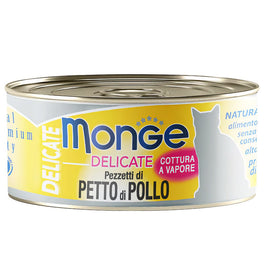Monge Delicate Chicken Canned Cat Food 80g