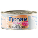 Monge Delicate Chicken with Potato and Carrot Canned Cat Food 80g