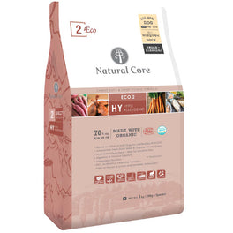 15% OFF: Natural Core Eco 2 Organic Hypoallergenic Duck & Sweet Potato Dry Dog Food 1kg