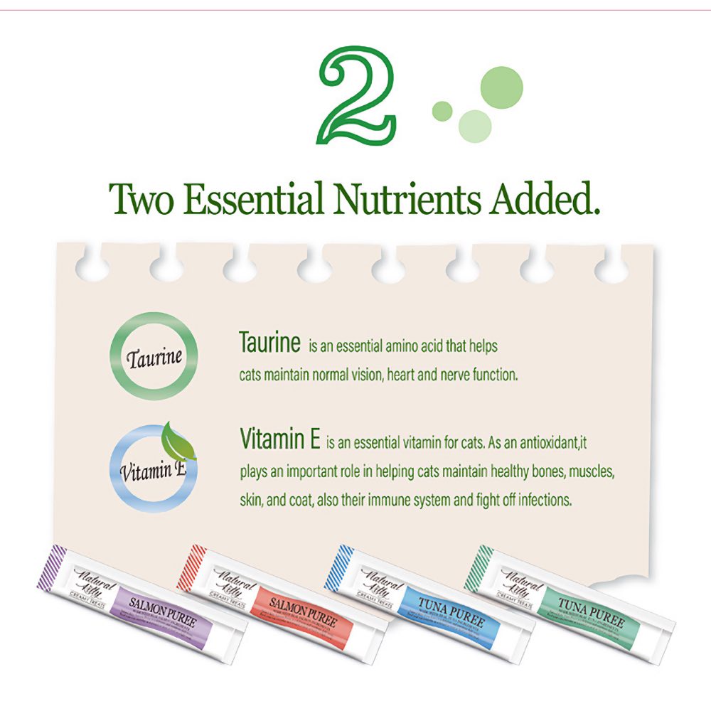 Natural Kitty Functional Urinary Care Tuna Purée Creamy Liquid Cat Treats 48g