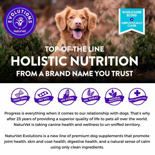 NaturVet Evolutions Anchovy + Allergy & Joint Support Supplement Chews
