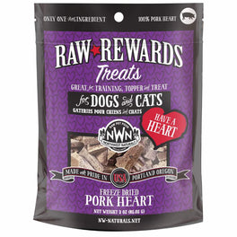 Northwest Naturals Raw Rewards Pork Heart Freeze-Dried Dog & Cat Treats