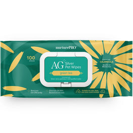 Nurture Pro AG+ Silver Pet Wipes (Green Tea) 100ct