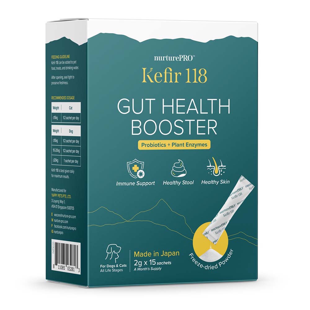 Nurture Pro Kefir 118 Probiotics + Plant Enzymes Freeze-Dried Powder Supplement  For Cats & Dogs 30g